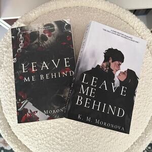 OOP Leave Me Behind K.M. Moronova Paperback Set